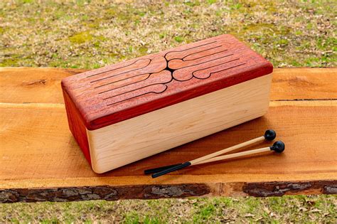 wooden music tongue drum